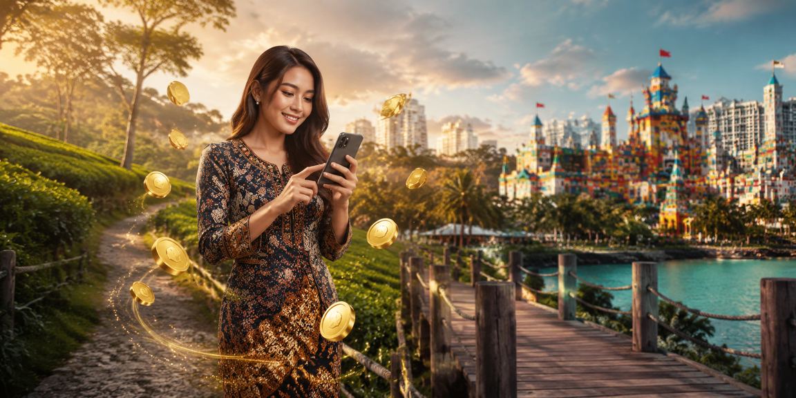 Proses deposit dalam talian Malaysia dengan tema batik untuk permainan slot 450mt